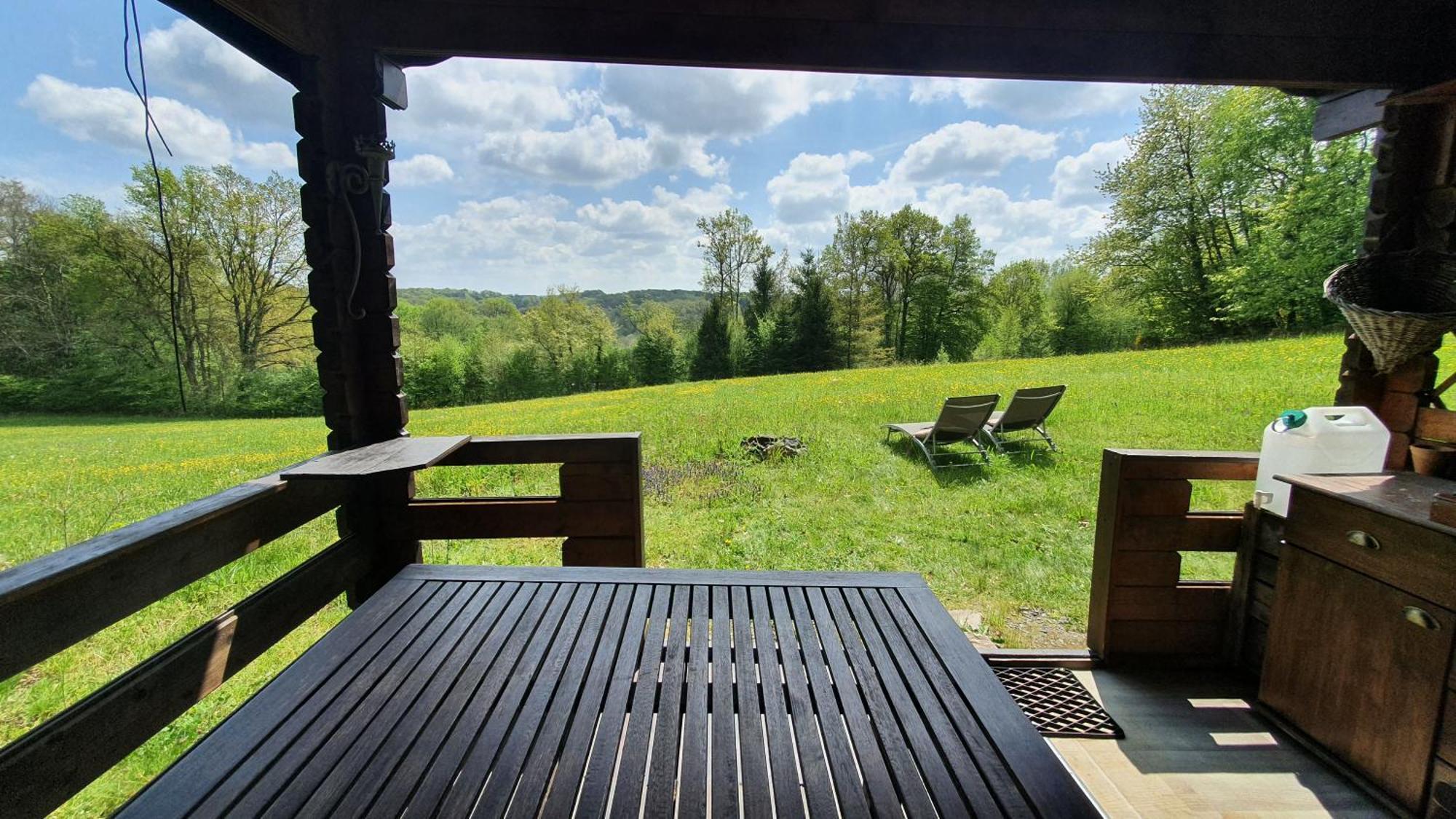 Wooden In Nature Campsite Troche